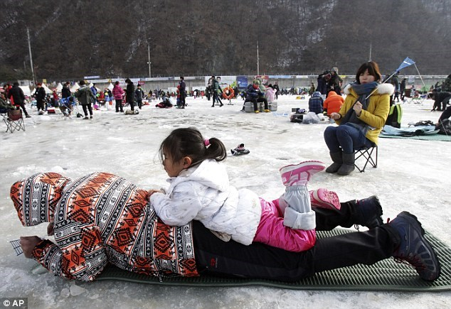 Han quoc cau ca tren bang